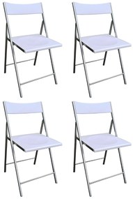 LUCIE - sedia pieghevole salvaspazio set da 4 quadro