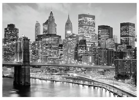 Stampa su tela New York grey, multicolore 75 x 115 cm