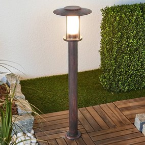 Lindby Lampione a LED Pavlos, 76 cm, color ruggine, acciaio inox