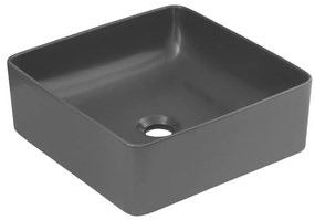 COMAD UM-6276 SLIM 40 GRIGIO DP - Lavabo da appoggio SLIM 37x37 cm grigio opaco
