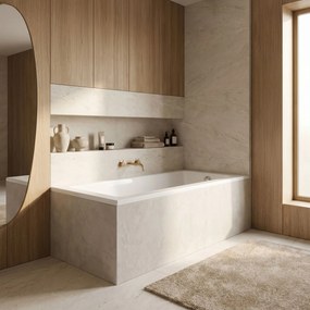 Vasca da bagno acrilica da incasso Rea Prima 140