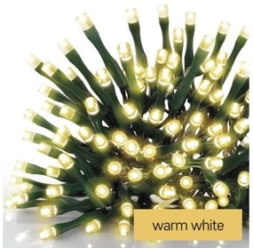 Catena LED da esterno natalizia 200xLED/8 modalità 8,6m IP44 bianco caldo