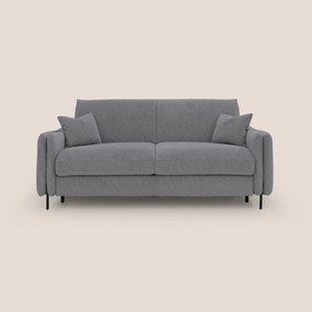 Gregory Divano letto con materasso h18 cm in microfibra effetto velluto impermeabile T09