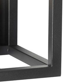 Applique da parete industriale nera - Cage