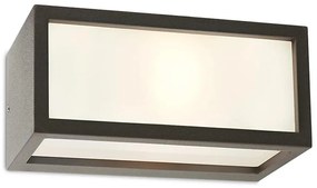 Redo 9896 - Applique da esterno BRICK 1xE27/23W/230V IP54 grigia