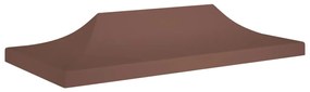 Tetto Per Tendone Per Feste 6x3 M Marrone 270 G/m² /