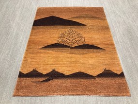 Loribaft Tappeto 200x150 Giallo (Iran) Annodato A Mano