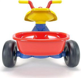 Triciclo a Pedali Primi Passi per Bambini 3 Ruote e Vano Contenitore Marvel Spidey Blu e Rosso...