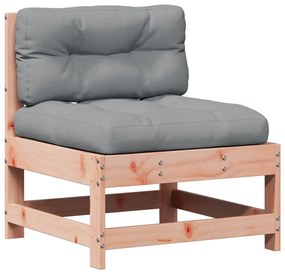 Set divani giardino 8 pz con cuscini legno massello di douglas