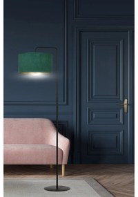 Piantana Contemporaneo Ganesha Acciaio Nero Verde 1 Luce E27 Ip20
