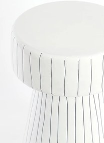 Tavolino rotondo in metallo ø 29 cm Dakwa - Light &amp; Living