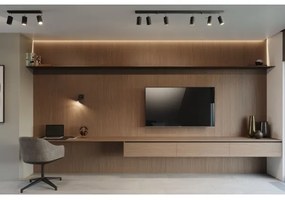 Sollux SL.0091 - Faretto da parete RING 1xGU10/10W/230V nero