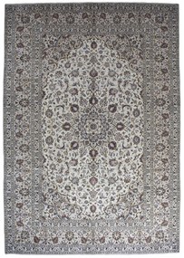 Kashan Tappeto 360 x 250 Beige (Iran) Annodato A Mano