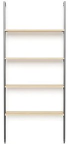 Kit cabina armadio PROJECT KIT SCAFFALE 4R 90X33CM INDUS in alluminio 95 x 220 x 33 cm marrone/antracite