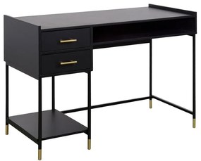Scrivania Tedy  L 110 x H 78.5 x P 55 cm nero