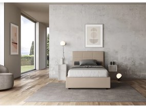 Letto Mika 120x210 senza rete tortora