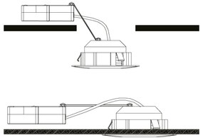 Eglo 95844 - SET 3pz Lampada LED da incasso PINEDA 1xLED/4,9W/230V