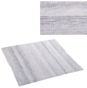 Tappeto per Esterni Goa 160 x 230 x 0,5 cm PET Bianco/Grigio