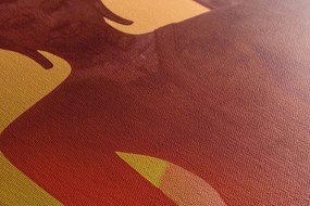Stampa su tela – Statua di Buddha tra le pietre