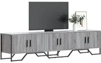 Mobile Porta TV Grigio Sonoma 180x34x41cm in Legno Multistrato 848592