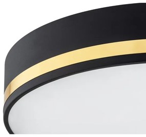 Argon 7040 - Plafoniera AMORE 2xE27/15W/230V diametro 25 cm nero/oro