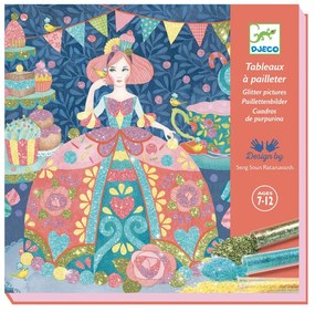 Gioco d'arte con brillantini - un sogno di bellezza