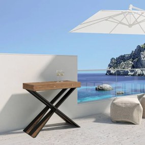 Consolle allungabile 90x40 cm DIAGO SMALL Abete Tinto fino a 190 cm