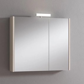 Pensile con luce Akira olmo rousseau L 80 x H 70 x P 15.5 cm