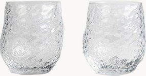 Set di 2 bicchieri in vetro soffiato Swan
