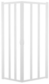 Box doccia angolare con porta pieghevole, vetro serigrafato 2 mm, L 88-92 cm x L 72 cm, H 185 cm, bianco Los