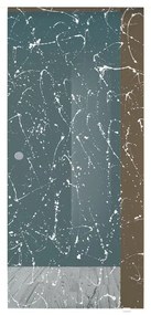 Anta per porta scorrevole Paint in vetro trasparente serigrafato, L 96 x H 215 cm spessore 8 mm, apertura reversibile