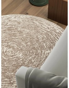 Tappeto rotondo beige/color crema ø 160 cm Gloria Cavallo – Hanse Home