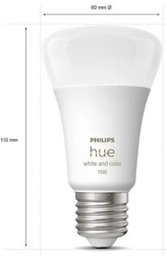 Set base Philips Hue WACA 2xE27/9W/230V 2000-6500K + dispositivo di interconnessione
