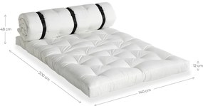 Divano letto da esterno beige Design OUT™ Beige Buckle Up - Karup Design