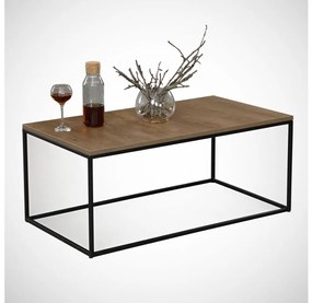 Tavolino COSCO 43x95 cm marrone/nero