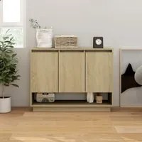 Credenza Rovere Sonoma 97x31x75 cm in Truciolato 809533