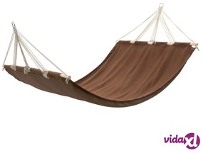 vidaXL Amaca con asta 210 x 150 cm Marrone