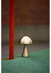 Lampada da tavolo a LED dimmerabile in oro (altezza 20 cm) Mush - Hübsch