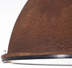 Brilliant - Lampadario a catena JESPER GLAS 1xE27/60W/230V ramato