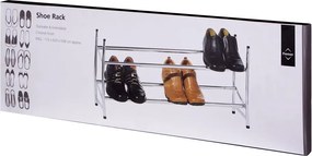 Scarpiera argentata in metallo allungabile – Premier Housewares