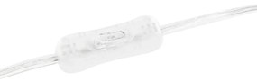 Lampada da Tavolo DKD Home Decor Bianco Argento Poliestere Metallo 220 V 50 W