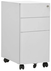 Schedario Mobile Grigio Chiaro 30x45x59 Cm İn Acciaio /