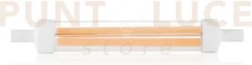Lampadina r7s led 8 w 640 lm 4000 kcri 80 dimmerabile triac ø 15 x ...