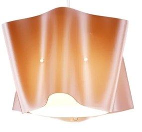 Sospensione Moderna Folio Polilux ® Rame E Metallo Cromo 1 Luce E27