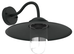 Applique Nera E27 IP54 per Esterni - Serie AURA