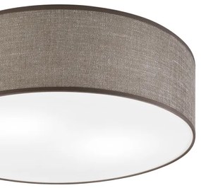 Plafoniera SIRJA 2xE27/15W/230V Ø 45 cm marrone