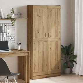Credenza Alta Rovere Artigianale 82,5x30,5x185 Cm İn Truciolato /