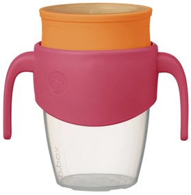 Tazza di apprendimento 360° anti-goccia 250 ml - rosa/arancione