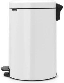 Bidone in acciaio bianco da 20 l NewIcon - Brabantia