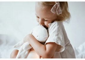 Moonie - Compagno di coccole con melodia e luce coniglietto 2.0 organic polar